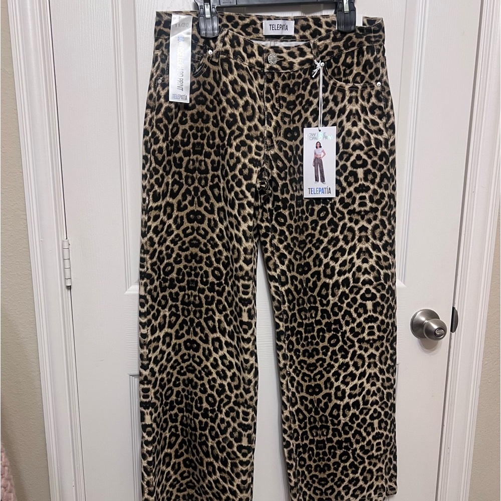NWT Telepatía Leopard Print Pants